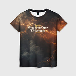 Женская футболка Kingdom Come Deliverance 2 dark sky
