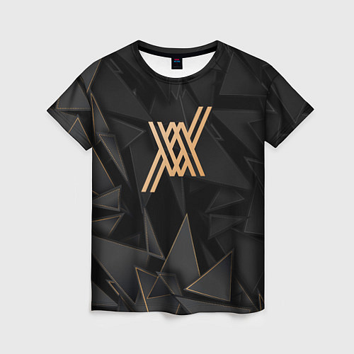 Женская футболка Darling in the FranXX golden poly / 3D-принт – фото 1