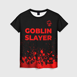 Футболка женская Goblin Slayer - red gradient посередине, цвет: 3D-принт