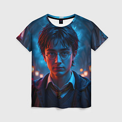 Женская футболка Гарри поттер в ночи