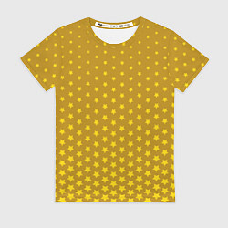 Женская футболка Золотые звезды