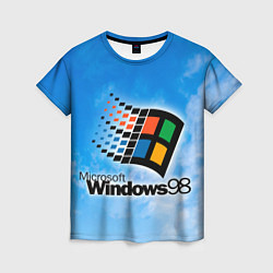 Футболка женская Mindows 98 logo, цвет: 3D-принт
