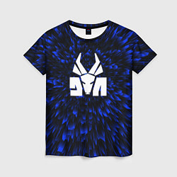 Футболка женская Die Antwoord blue energy, цвет: 3D-принт