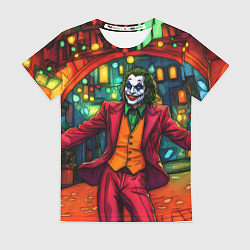 Женская футболка Праздничный Джокер