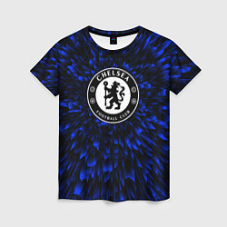 Футболка женская Chelsea blue energy, цвет: 3D-принт