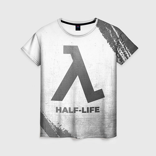 Женская футболка Half-Life - white gradient / 3D-принт – фото 1