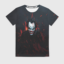 Женская футболка Джокер в огне