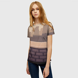 Футболка женская Смотровая площадка, цвет: 3D-принт — фото 2