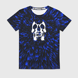 Женская футболка Deftones blue energy