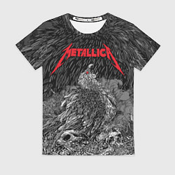 Футболка женская Metallica - scavenger on the skull, цвет: 3D-принт