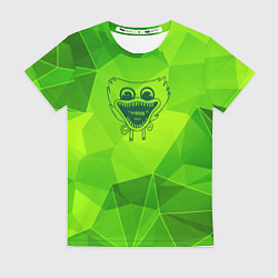 Женская футболка Poppy Playtime green poly