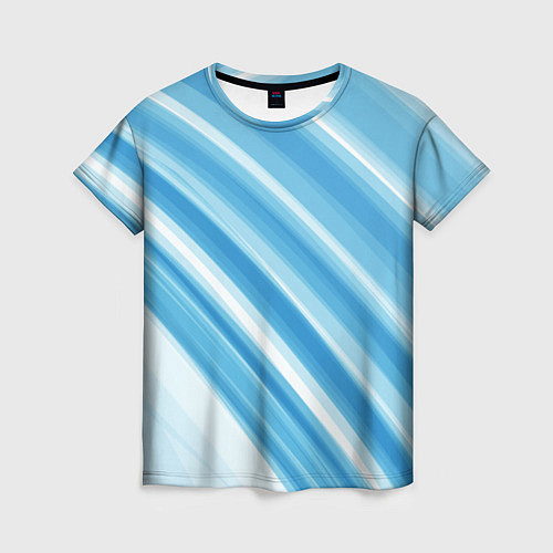 Женская футболка Акварель / 3D-принт – фото 1