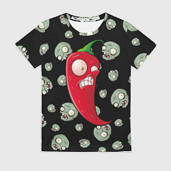 Женская футболка Перчик из игры растения против зомби