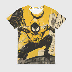 Женская футболка Черный человек-паук