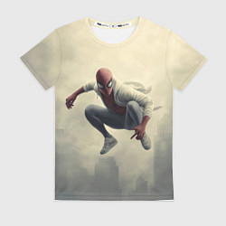 Женская футболка Человек паук в прыжке