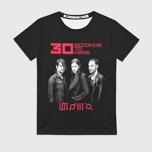 Женская футболка 30 Seconds to Mars poster / 3D-принт – фото 1