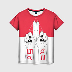 Женская футболка 30 Seconds to Mars poster