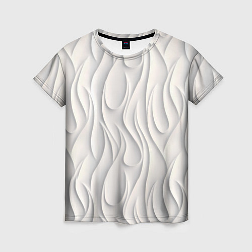 Женская футболка Рельефный узор / 3D-принт – фото 1