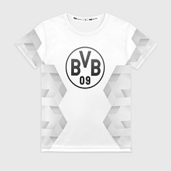 Футболка женская Borussia white poly, цвет: 3D-принт