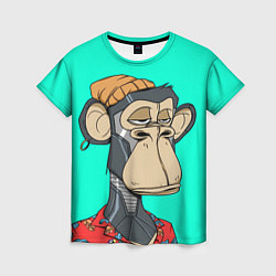 Футболка женская NFT ape steel, цвет: 3D-принт