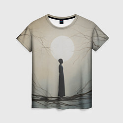 Футболка женская Минималистичный сюрреализм, цвет: 3D-принт