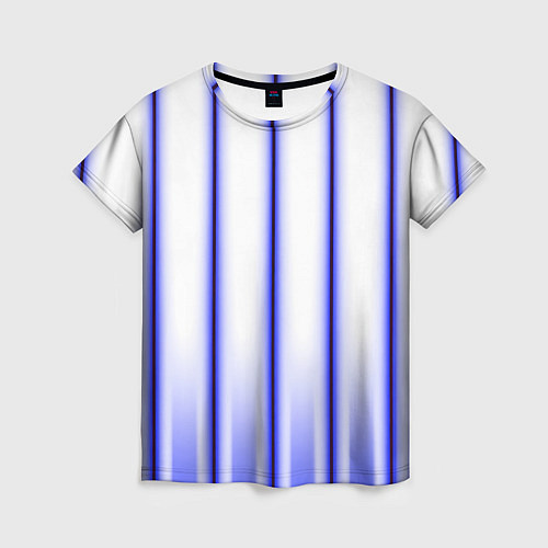 Женская футболка Striped suit / 3D-принт – фото 1