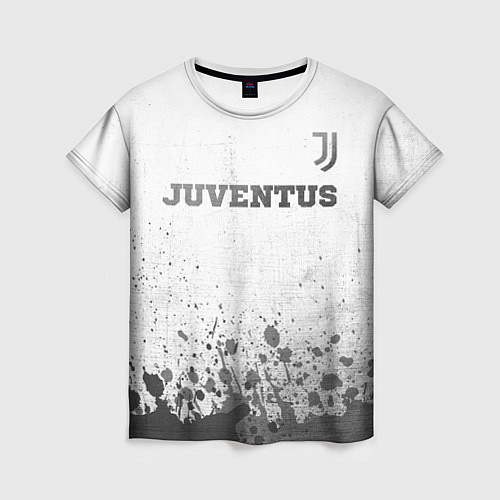 Женская футболка Juventus - white gradient посередине / 3D-принт – фото 1