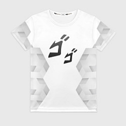 Футболка женская JoJo Bizarre Adventure white poly, цвет: 3D-принт