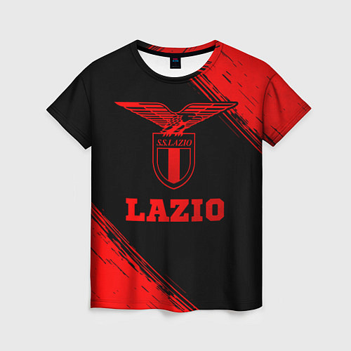 Женская футболка Lazio - red gradient / 3D-принт – фото 1