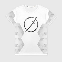 Футболка женская Akame ga Kill white poly, цвет: 3D-принт