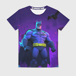 Женская футболка Бэтмен объемная модель