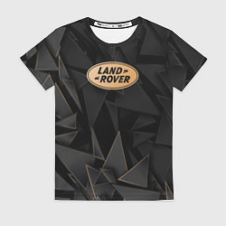 Женская футболка Land Rover golden poly