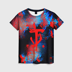 Футболка женская Doom космическая абстракция, цвет: 3D-принт