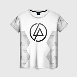 Женская футболка Linkin Park white poly