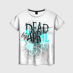 Футболка женская Dead by april краски, цвет: 3D-принт