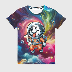 Футболка женская Funny dalmatian puppy - ai art, цвет: 3D-принт