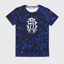 Женская футболка Nickelback blue energy