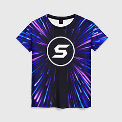 Женская футболка Skillet neon energy
