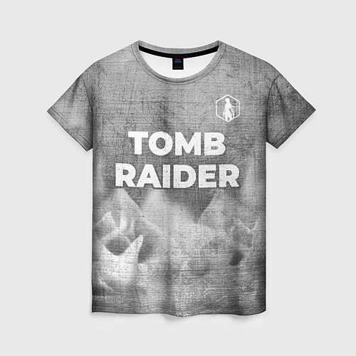 Женская футболка Tomb Raider - grey gradient посередине / 3D-принт – фото 1