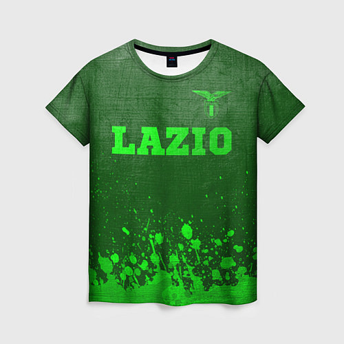 Женская футболка Lazio - green gradient посередине / 3D-принт – фото 1