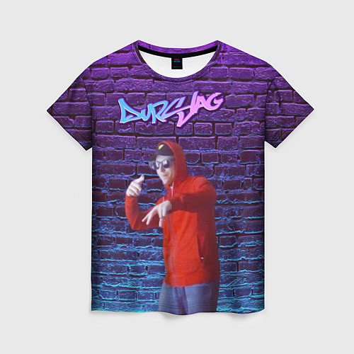Женская футболка DURSLAG / 3D-принт – фото 1