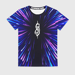 Футболка женская Slipknot neon energy, цвет: 3D-принт