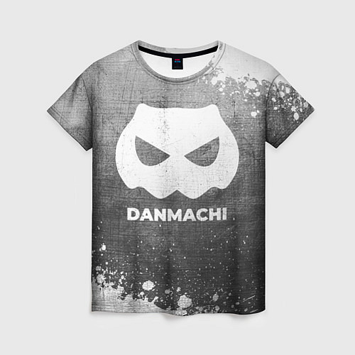 Женская футболка DanMachi - grey gradient / 3D-принт – фото 1