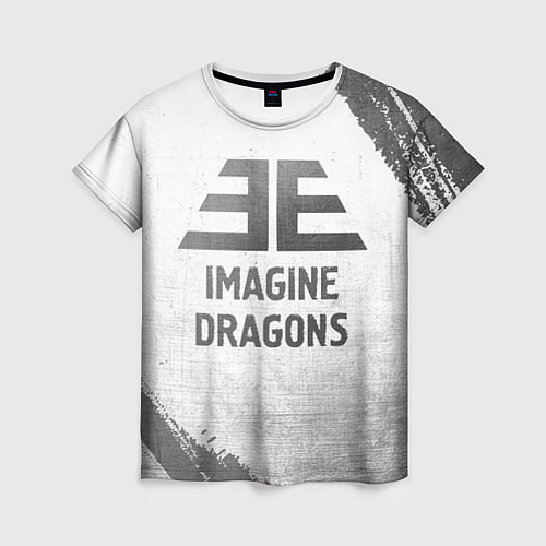 Женская футболка Imagine Dragons - white gradient / 3D-принт – фото 1
