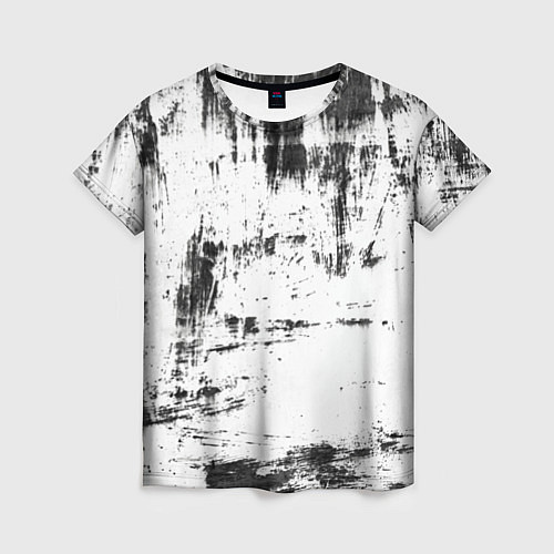 Женская футболка Color black and white / 3D-принт – фото 1