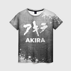 Женская футболка Akira - grey gradient