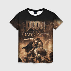 Женская футболка Doom the dark ages