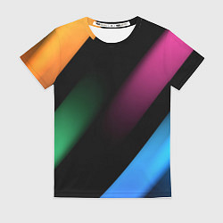 Футболка женская Multicoloured, цвет: 3D-принт