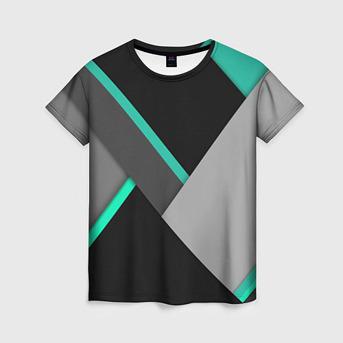 Женская футболка Multicoloured / 3D-принт – фото 1