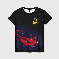 Футболка женская Lamborghini Diverso - motorsport, цвет: 3D-принт
